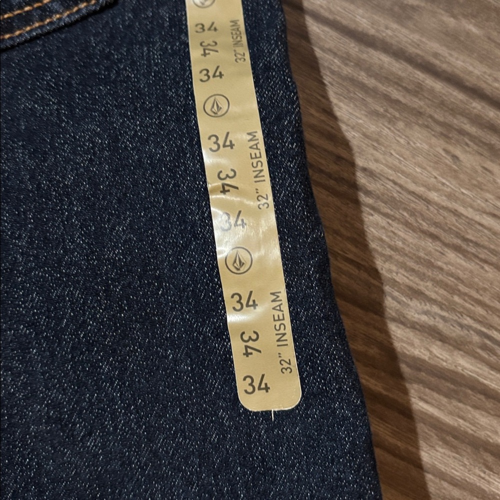 NWT Volcom Vorta slim fit jeans 34x32 - Picture 3 of 6